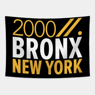 Bronx NY Birth Year Collection - Represent Your Roots 2000 in Style Tapestry
