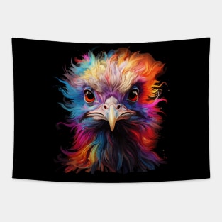 Ostrich Rainbow Tapestry