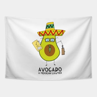 Avocado - A mexican lawyer Tapestry