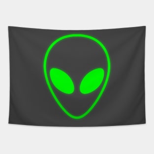 Green Alien Tapestry