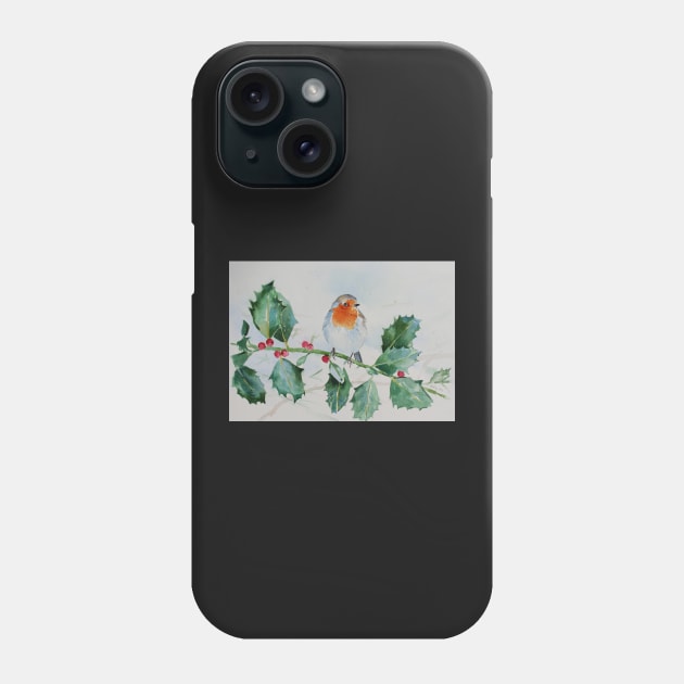 Robin Redbreast Phone Case by arlyon