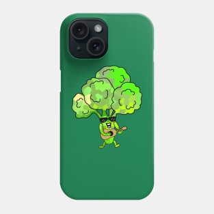 Broccoli Guitar Player  - Funny Broccoli Art Phone Case