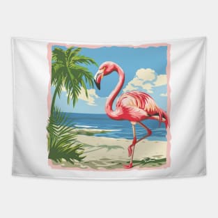 Flamingo Lovers Summer Vibes Tapestry