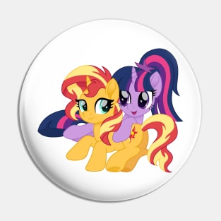 Sunset and Twilight cuddling 2023 no glasses Pin