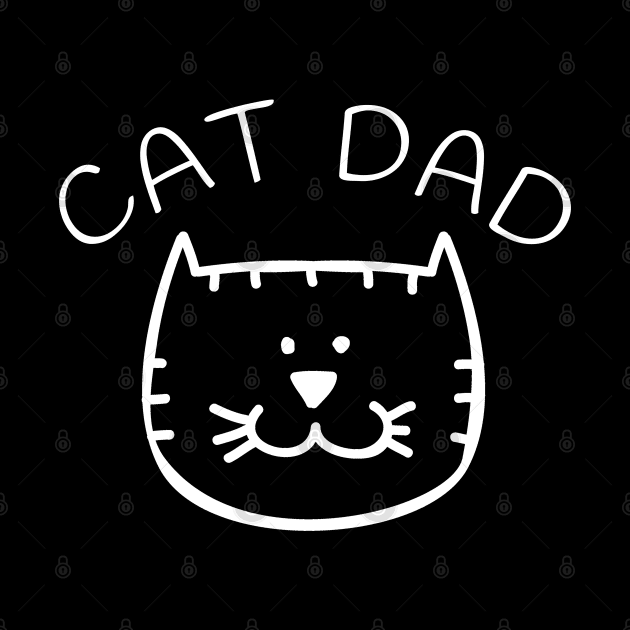 Cat Dad T-Shirt for Men & Boys by amitsurti