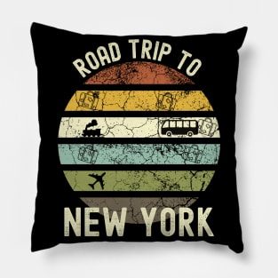 Road Trip To New York, Family Trip To New York, Holiday Trip to New York, Family Reunion in New York, Holidays in New York, Vacation in New Pillow