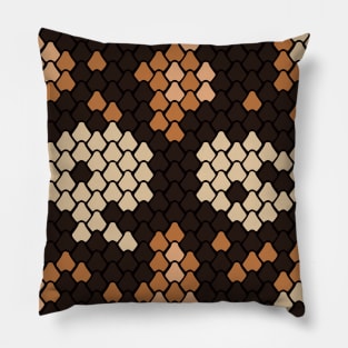 Snake Scales Pattern Reptile Pillow