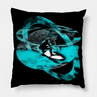 Surf Drop Space Surfer Pillow