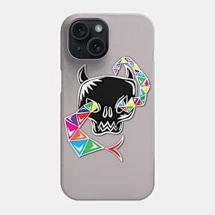 Skull with Snake Phone Case