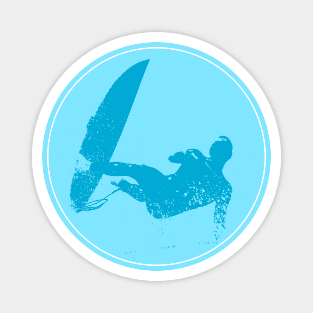 Vertical Surf Splash Magnet by AKdesign