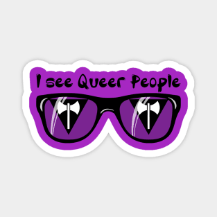 Lesbian Pride Sunglasses - Queer People Magnet