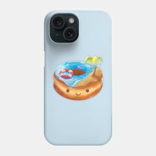 Happy Beach Donut Phone Case