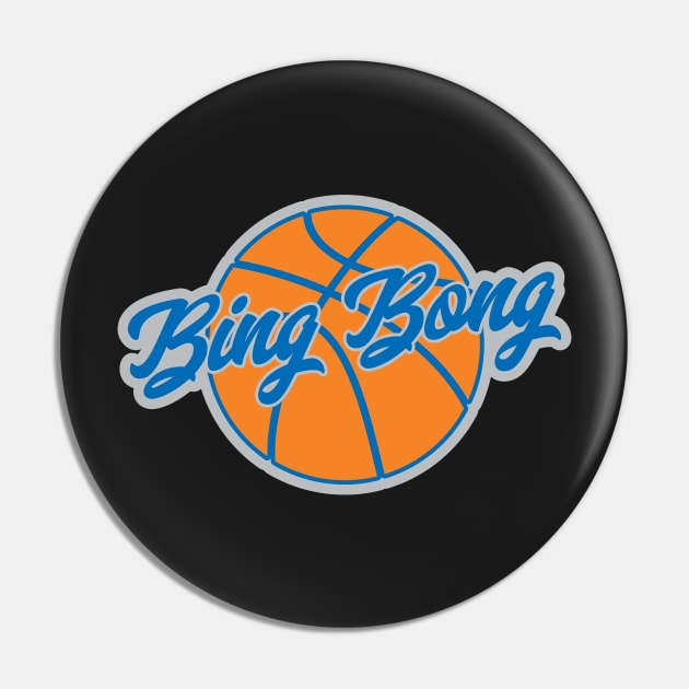 New York Basketball Bing Bong Players Rally Cry Pin by markz66