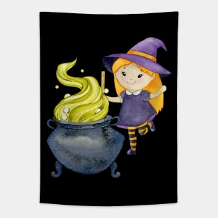 Halloween Witch Tapestry