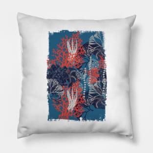 Corals and starfish Pillow