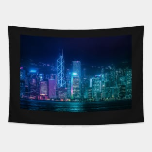 Hong Kong Cityscape Tapestry