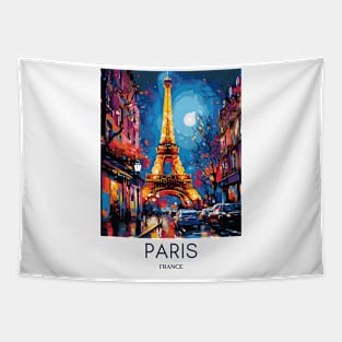 Paris Eiffel Tower  Pop Art France Tapestry