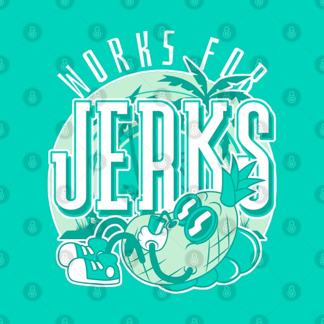 Work Jerk Washed Teal Mint Foam by funandgames