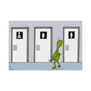 Alien toilet T-Shirt