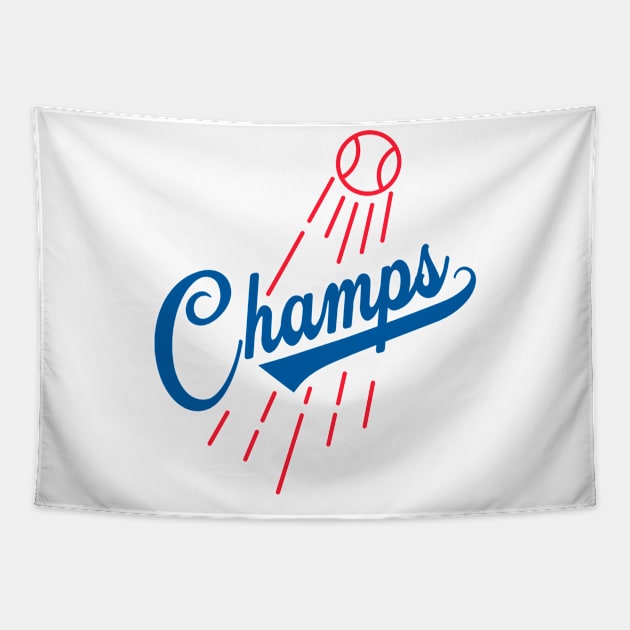 World Series Champs 2020 Tapestry by katemelvin