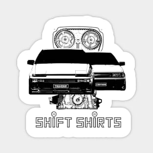 Shift Shirts Lightning and Thunder - AE86 Inspired Magnet