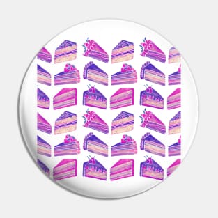 Unicorn Cake Slices Pin