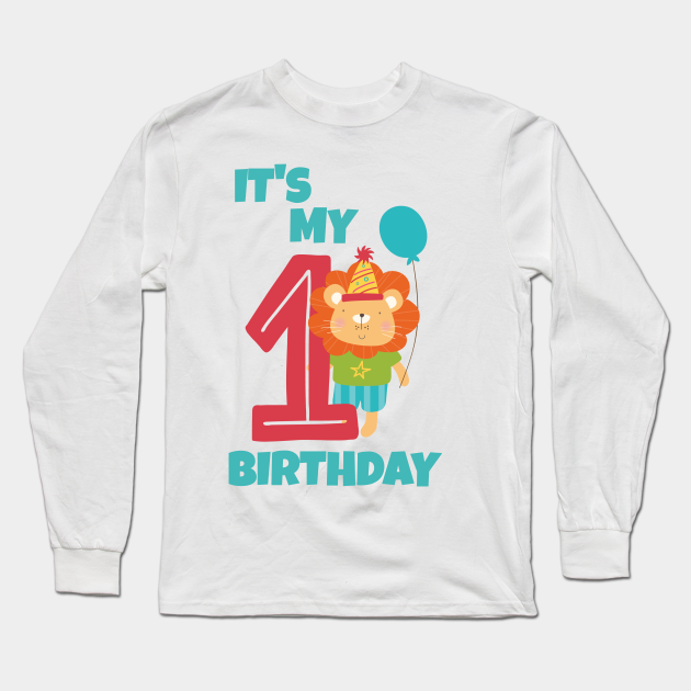 first birthday long sleeve top