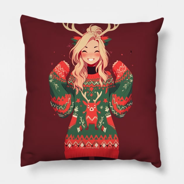 Christmas Magic Pillow by DarkSideRunners