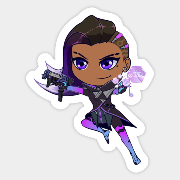 Chibi Sombra - Sombra - Sticker | TeePublic