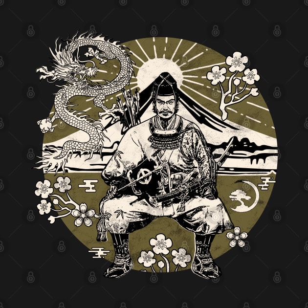 Streetwear Samurai Dragon Vaporwave Sakura Fuji Japanese Aesthetic 607 by dvongart