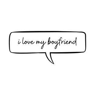 i love my bangla boyfriend girlfriend - gift for him T-Shirt