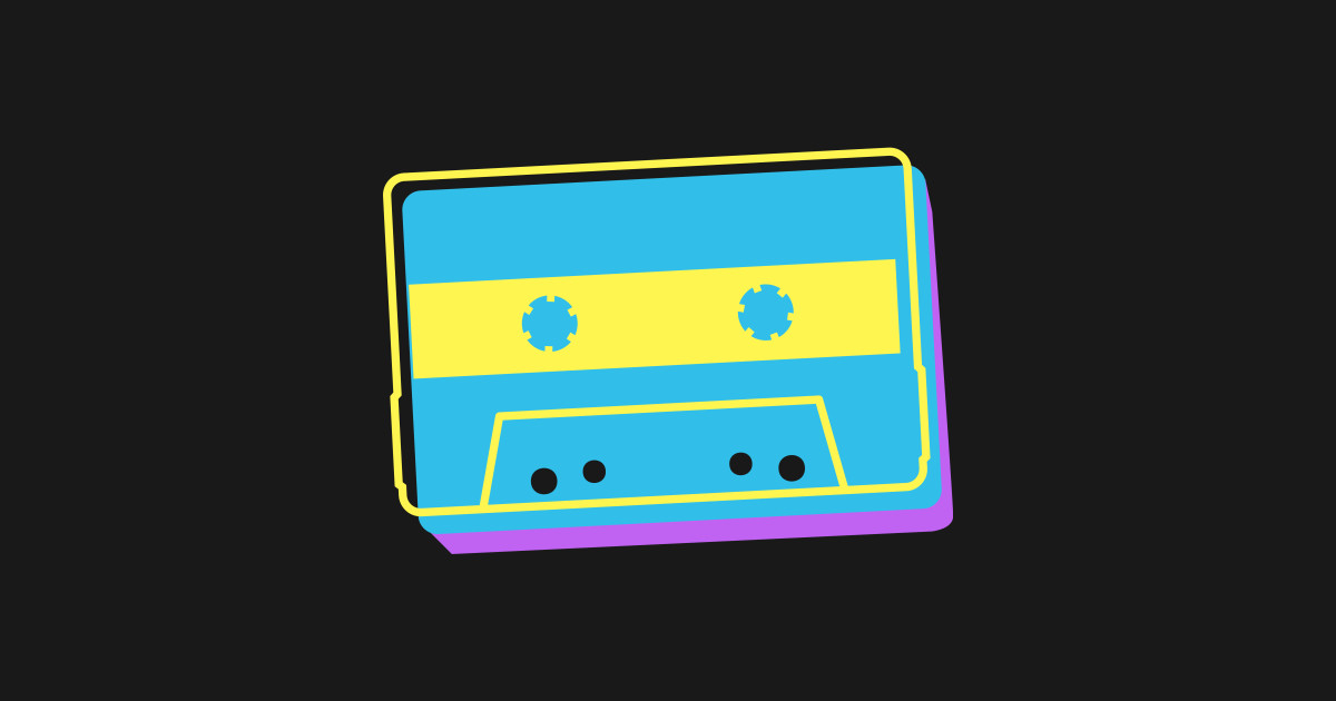 retro 90s aesthetic vaporwave cassette vaporwave sticker teepublic