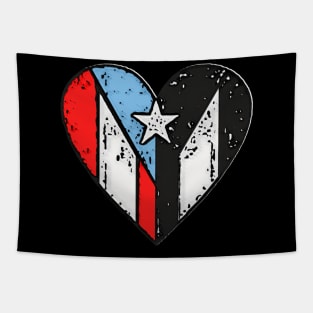 Puerto Rican Flags | Boricua Heart, Puerto Rico Tapestry