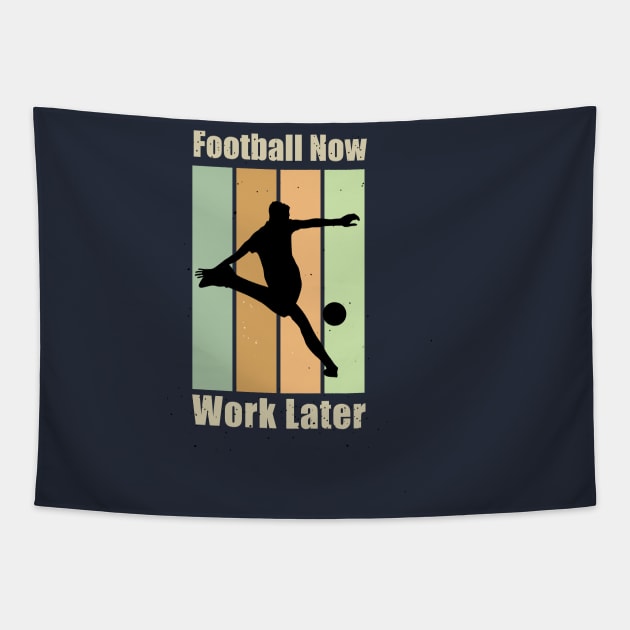 Football Now Tapestry by Nubiana