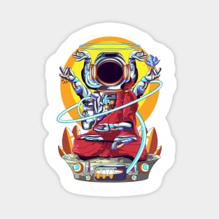 Buddha Astronaut Magnet