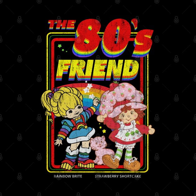 Rainbow Brite // The 80s Friend for Christmas Vintage Style by Ilustra Zee Art