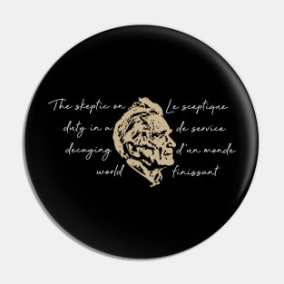 Cioran Pin