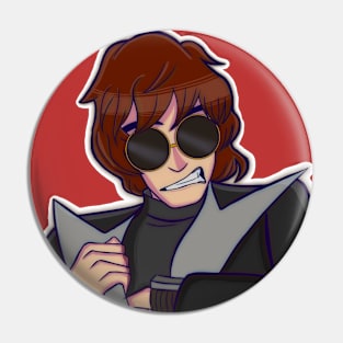 Crowley good omens 60's Style Pin