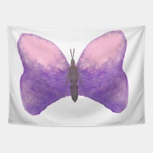 watercolour purple butterfly watercolor butterflies pink butterfly Tapestry