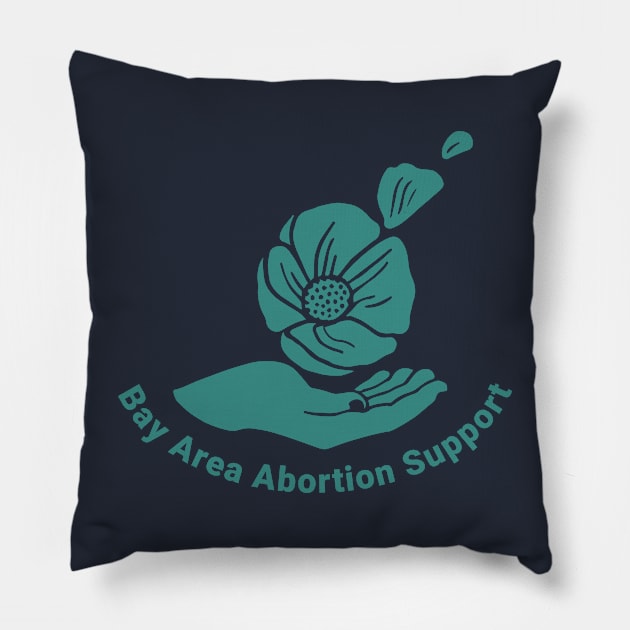 BAAS release logo in teal Pillow by BAAS-RJ