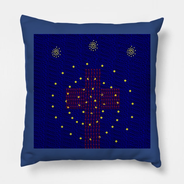 Trinity Pillow by razorcitywriter