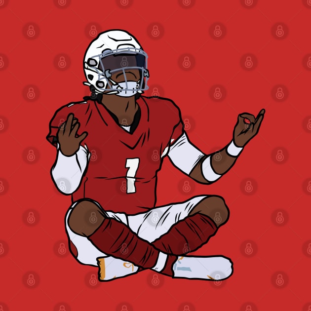 Kyler Murray Meditation Celebration by rattraptees