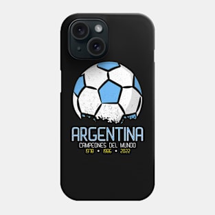 Argentina Champions 2022 Football Phone Case