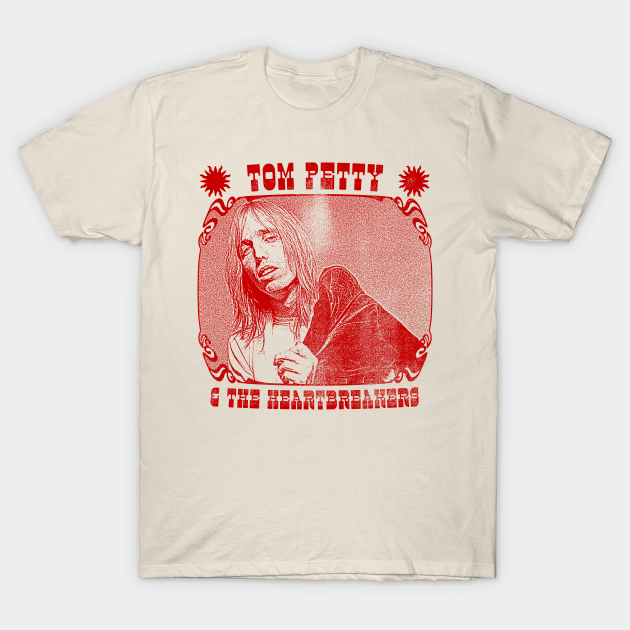 Tom Petty /\/\/ Retro Style Fan Art Design - Tom Petty - T-Shirt
