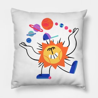 Juggling Sun Pillow