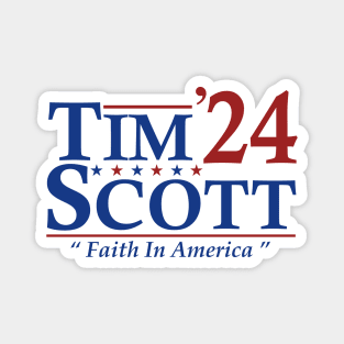Tim Scott For President 2024 Magnet