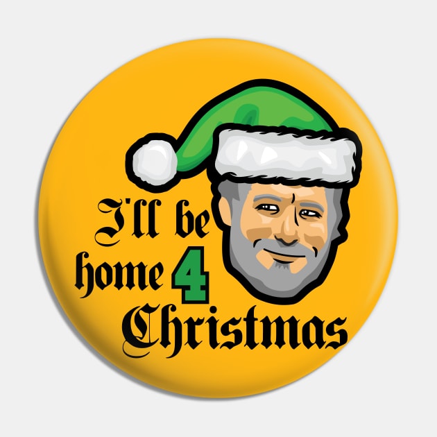 Brett Favre Santa Claus Pin by Carl Cordes