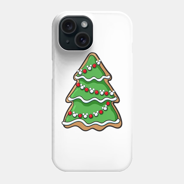 Gingerbread christmas tree Phone Case by magicmirror