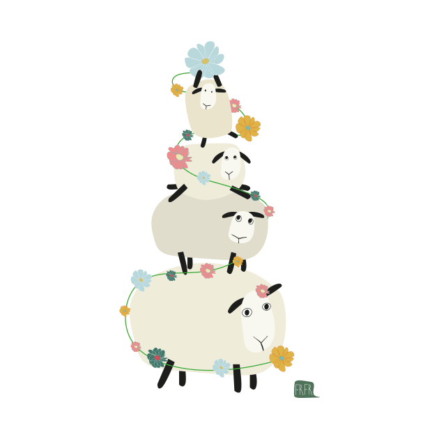 spring sheep by FrFr