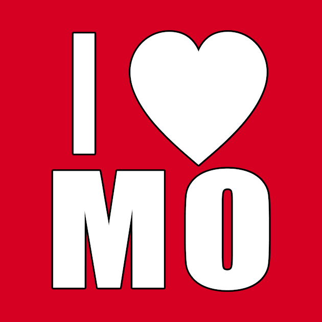 I LOVE MO I Heart Mo by Scarebaby